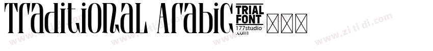 Traditional Arabic字体转换